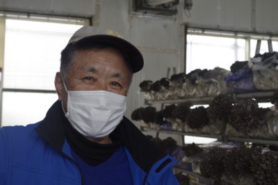 舞茸生産者さん